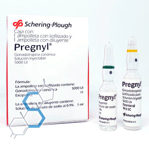 Pregnyl | Gonadotropina coriónica humana (HCG) 5,000ui