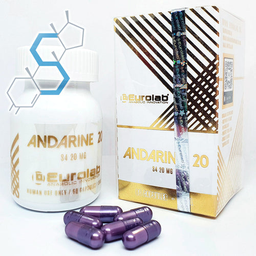 Andarine 20 | Andarine (S4) 20mg 60 cápsulas SARMs Eurolab - Super Soldados