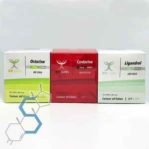 Ciclo de definición y volumen con SARMs para intermedios | Ostarine, Ligandrol & Cardarine Ciclos con SARMs XT Labs - Super Soldados