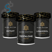 Cargar imagen en el visor de la galería, Ciclo de volumen con SARMs para intermedios | Testolone, Ligandrol &amp; YK-11 Ciclos con SARMs DARK MATTER NUTRITION - Super Soldados