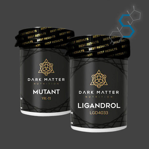 Ciclo de volumen con SARMs para principiantes | Ligandrol & YK-11 Ciclos con SARMs DARK MATTER NUTRITION - Super Soldados