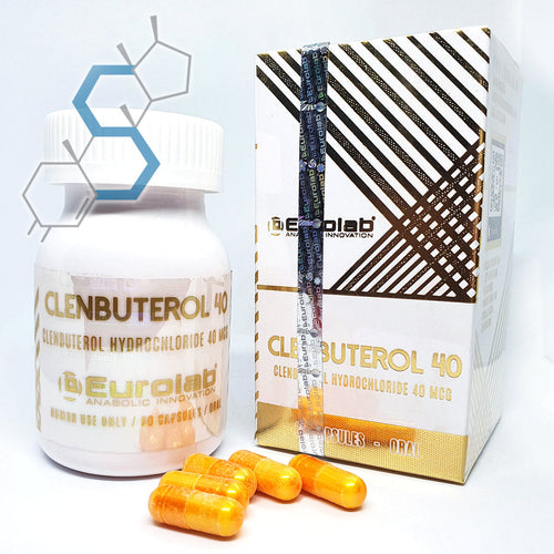 CLENBUTEROL 40 | Clembuterol 40mcg 60 cápsulas Orales Eurolab - Super Soldados