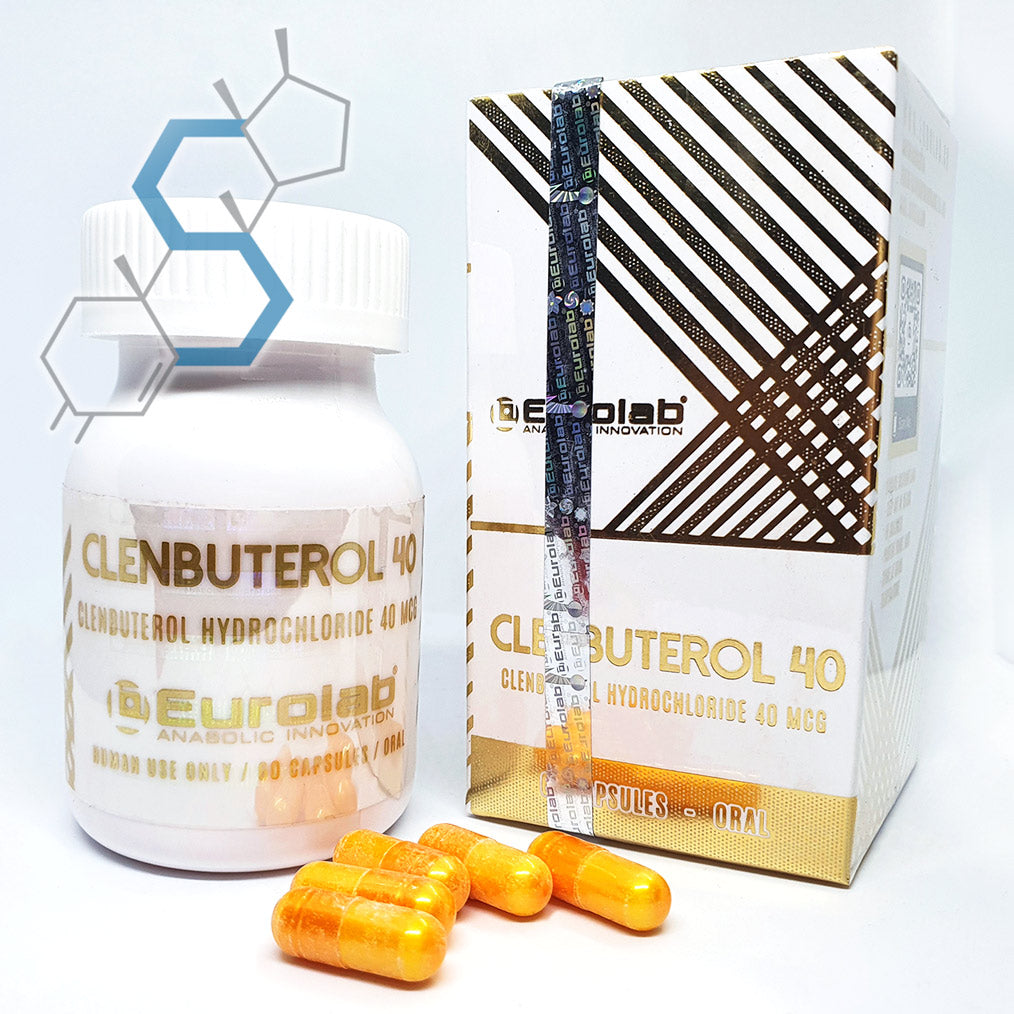 CLENBUTEROL 40 | Clembuterol 40mcg 60 cápsulas Orales Eurolab - Super Soldados