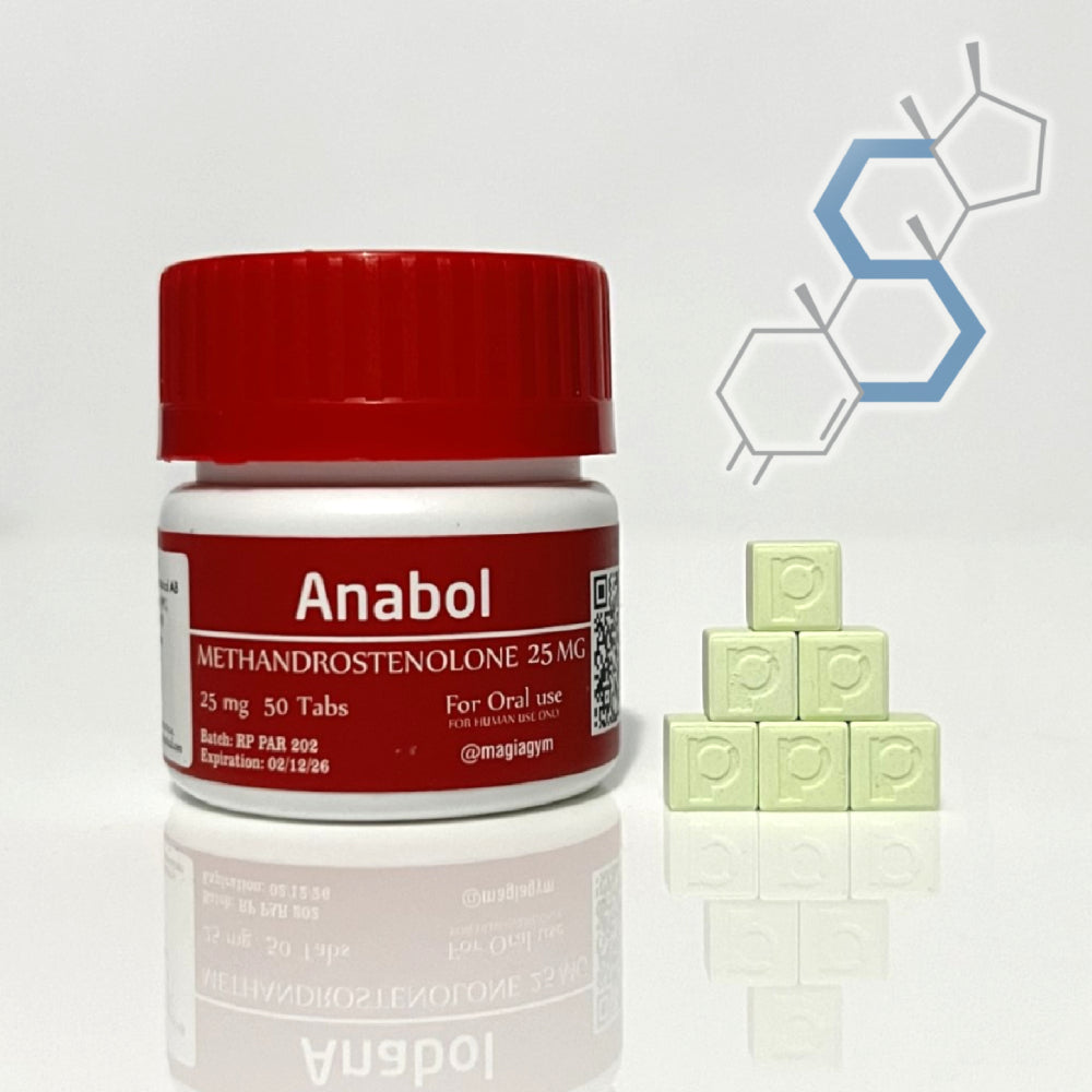 *Anabol | Dianabol (Metandienona) 25mg 50 tabletas - Super Soldados
