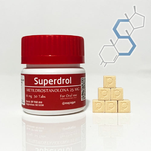 Superdrol | Metildrostanolona (Superdrol) 25mg 50 tabletas