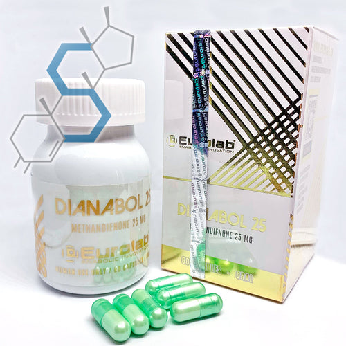 Dianabol 25 | Dianabol (Metandienona) 25mg 60 cápsulas Orales Eurolab - Super Soldados