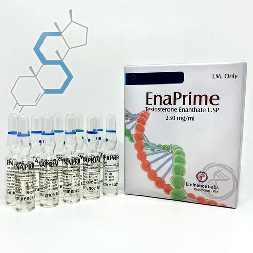 *EnaPrime | Testosterona Enantato 250mg/ml 10 ampolletas Inyectables Eminence Labs - Super Soldados
