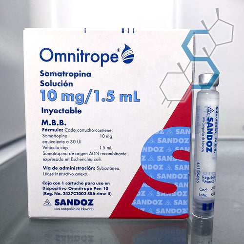Omnitrope | Hormona de crecimiento (Somatropina) 30ui (10mg) Hormona de crecimiento (Somatropina) SANDOZ - Super Soldados