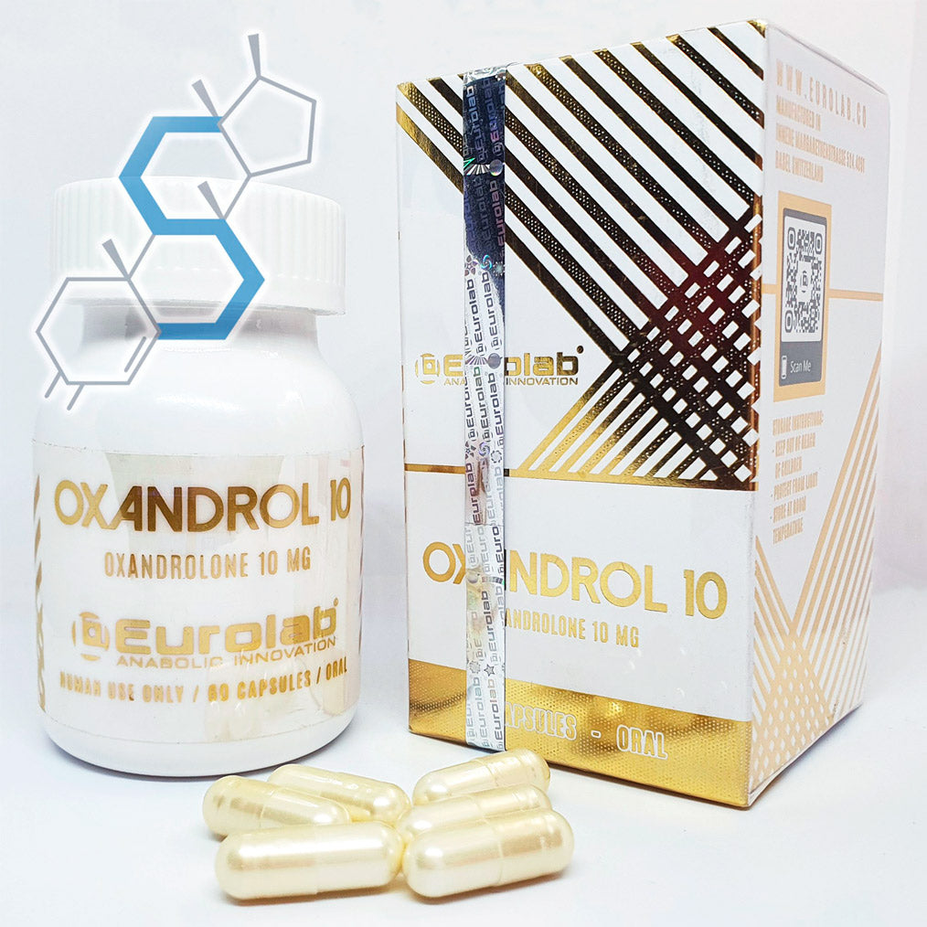 Oxandrol 10 | Oxandrolona (Anavar) 10mg 60 cápsulas Orales Eurolab - Super Soldados