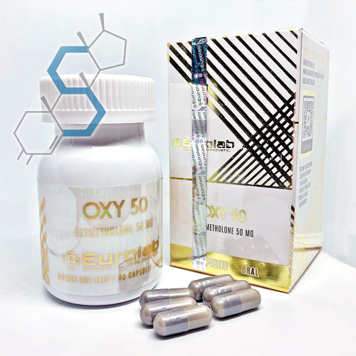 Oxy 50 | Oximetolona (Anadrol) 50mg 60 cápsulas Orales Eurolab - Super Soldados
