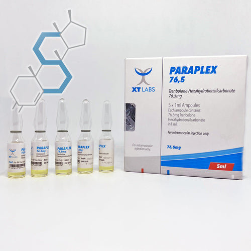 *Paraplex | Parabolan 76.5mg/ml 5 ampolletas de 1ml Inyectables XT Labs - Super Soldados