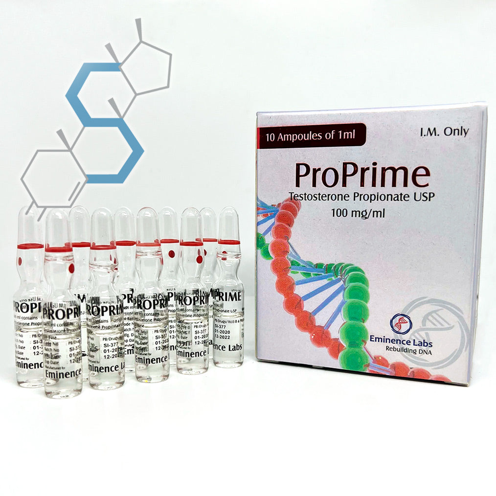 *ProPrime | Testosterona Propionato 100mg/ml 10 ampolletas Inyectables Eminence Labs - Super Soldados