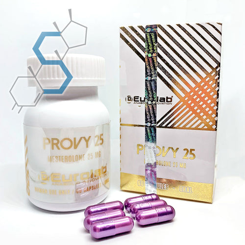 Provy 25 | Proviron (Mesterolona) 25mg 60 cápsulas Orales Eurolab - Super Soldados
