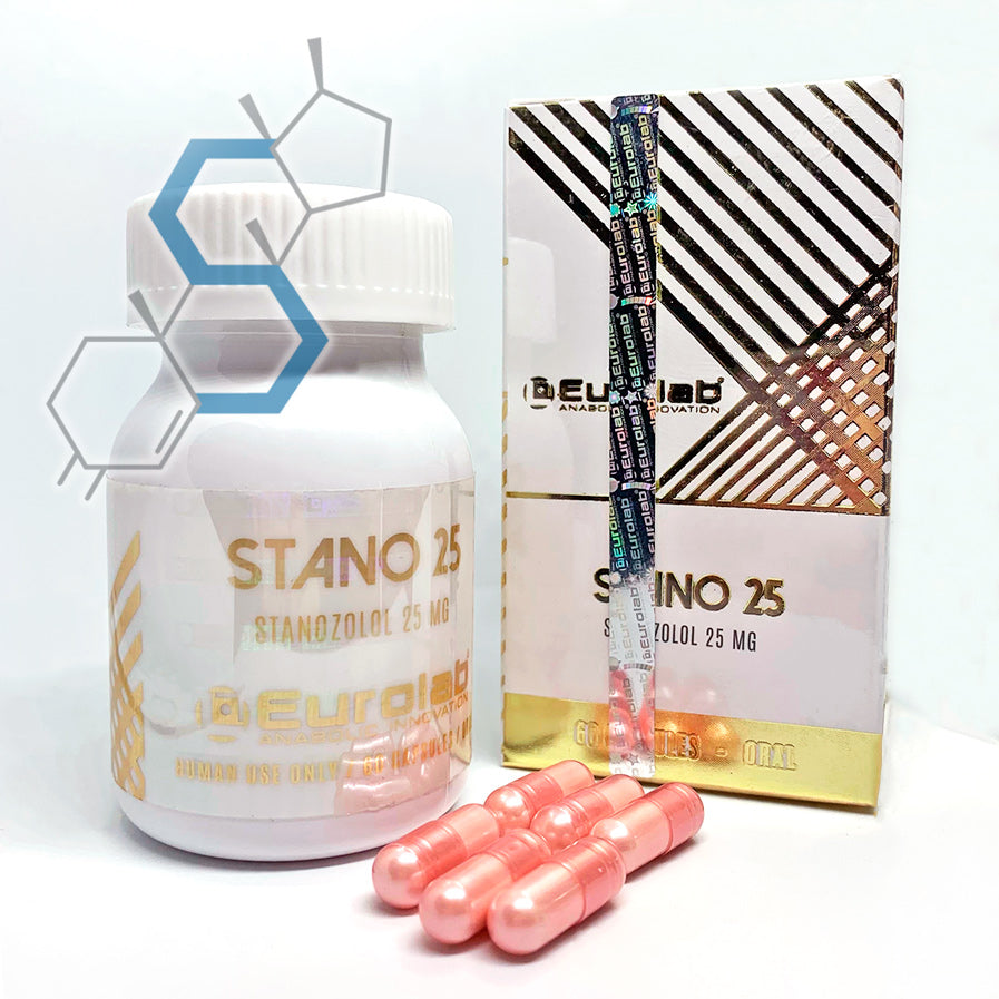 Stano 25 | Winstrol (Estanozolol) 25mg 60 cápsulas Orales Eurolab - Super Soldados