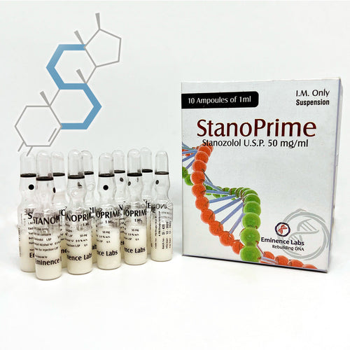 *StanoPrime INYECTABLE | Winstrol (Estanozolol) 50mg/ml 10 ampolletas Inyectables Eminence Labs - Super Soldados
