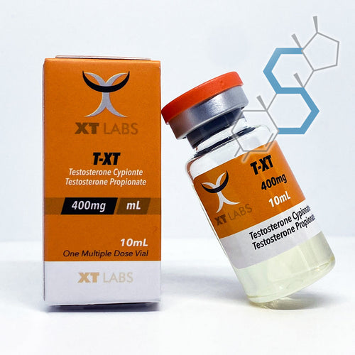 *T-XT | Testosterona Cipionato & Propionato 400mg/ml 10ml Inyectables XT Labs - Super Soldados