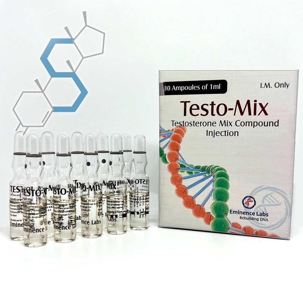 *Testo-Mix | Sostenon 250mg/ml 10 ampolletas Inyectables Eminence Labs - Super Soldados