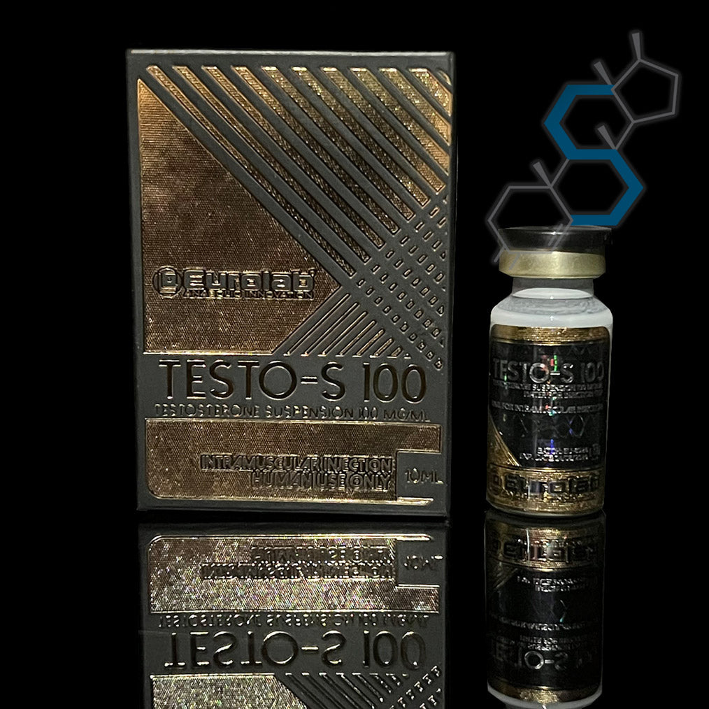 Testo-S 100 | Testosterona en suspensión 100mg/ml 10ml Inyectables Eurolab - Super Soldados