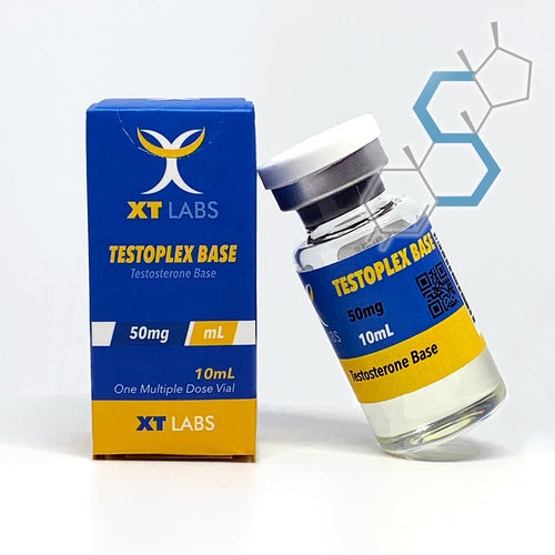 Testoplex Base | Testosterona en suspensión 50mg/ml 10ml Inyectables XT Labs - Super Soldados
