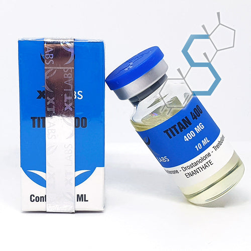 *Titan 400 | Testosterona, Drostanolona & Trembolona Enantato 400mg/ml 10ml Inyectables XT Labs - Super Soldados