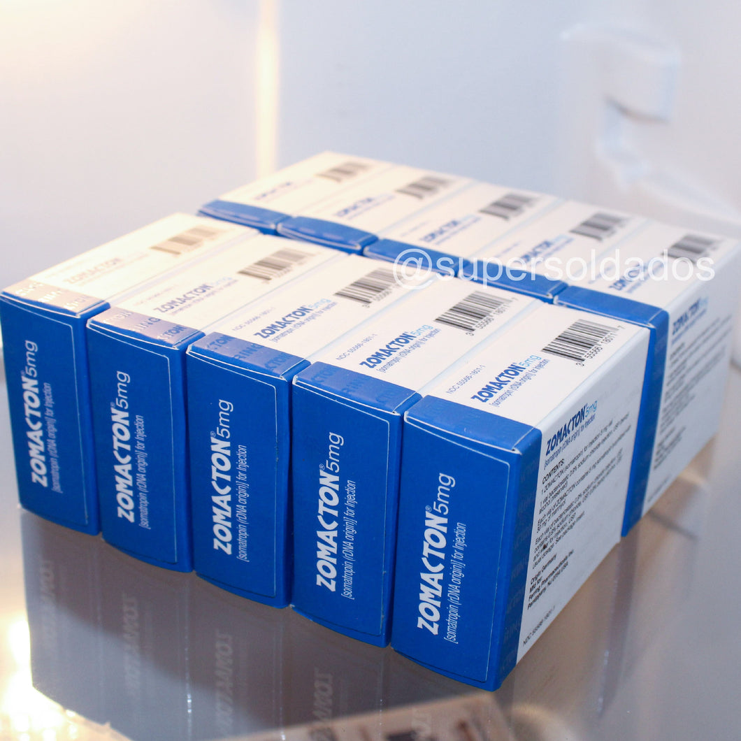 Zomacton | Hormona de crecimiento (Somatropina) - Paquete de 10 o 20 cajas Hormona de crecimiento (Somatropina) Ferring Pharmaceuticals - Super Soldados